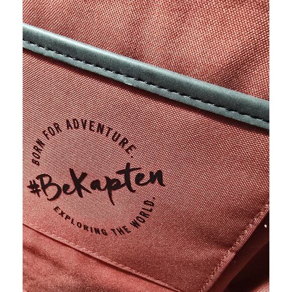 Kapten & Son Gothenburg Backpack #BE KAPTEN Black Suede & Canvas - Picture 12 of 15